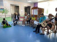 30 июля наши пациенты выступили со спектаклем А.Н. Афанасьева «Репка»