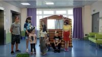 22 июля наши пациенты выступили со спектаклем А.Н. Толстого «Колобок»